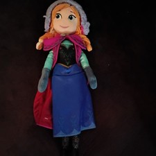 Disney Store Princess Anna 20" Inches Frozen Soft Stuffed Plush Doll