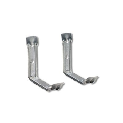 Crawford 5.27 in Silver Steel Medium Utility Ladder Hook 20 lb cap. 2 pk UHS3