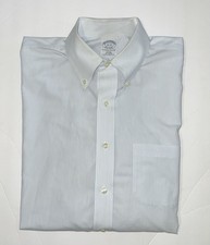 Brooks Brothers Slim Fit Striped Non Iron L/S Dress Shirt Size 16-34/35