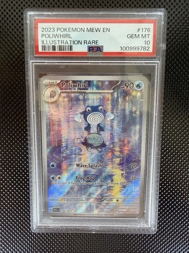 Pokemon TCG Poliwhirl 176/165 SV Scarlet & Violet 151  PSA 10 English