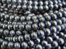 Native American Sterling Silver 24" Navajo Pearl Necklace by I. John