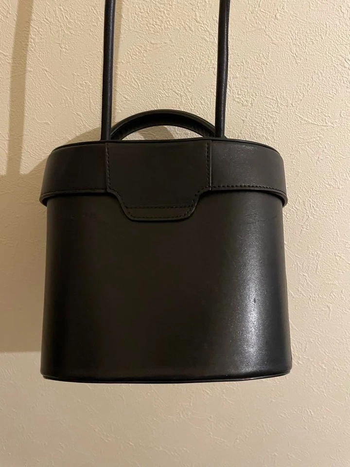 Meli Melo Bucket Shoulder Bag Handbag Purse Leather in Black USED Good Condition - Image 3 of 4