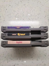 Lot of 3 Game Cartridges for the NES! Little Mermaid, QBert & Faxanadu w/ Manual