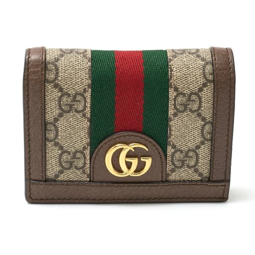 Étui à cartes Gucci Ophidia Gg avec porte billets 523155 mini portefeuille suprême
