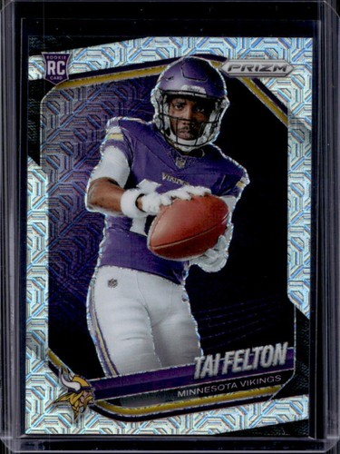 2025 Panini Prizm Tai Felton Variations RC Mojo #/25 Vikings Rookie