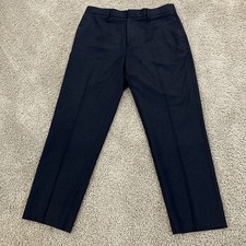 Banana Republic Flannel 120s Pants Vitale Barberis Can nico Wool Blue Mens 31x30