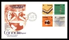 Mayfairstamps Canada FDC 1972 block 15 cents earth science congresses kingswood