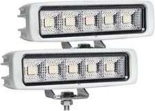 Waterproof Led Boat Lights, 2 Pc 72W Deck/Dock Marine Lights 4000LMS 180&deg;Flood L