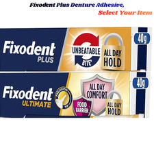 Fixodent Plus Denture Adhesive, Flavour  Partial  Ultimate