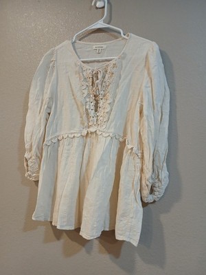 Max Studio Ivory Fantasy Shirt