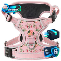 Hundegeschirr Weich Atmungsaktiv Einstellbar Reflektierend Anti Zug 0,16 Kg