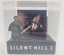 Silent Hill 2 Cabeza de Pirámide Cubo 3D Hecho a Mano Diorama Playstation Videojuego