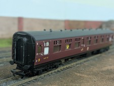 Hornby R928 Corridor Coach Repainted LMS Maroon Renumbered