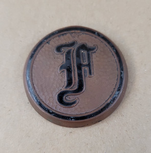 1925-26 Franklin Series 11 Name Plate Original Radiator Badge Ornament