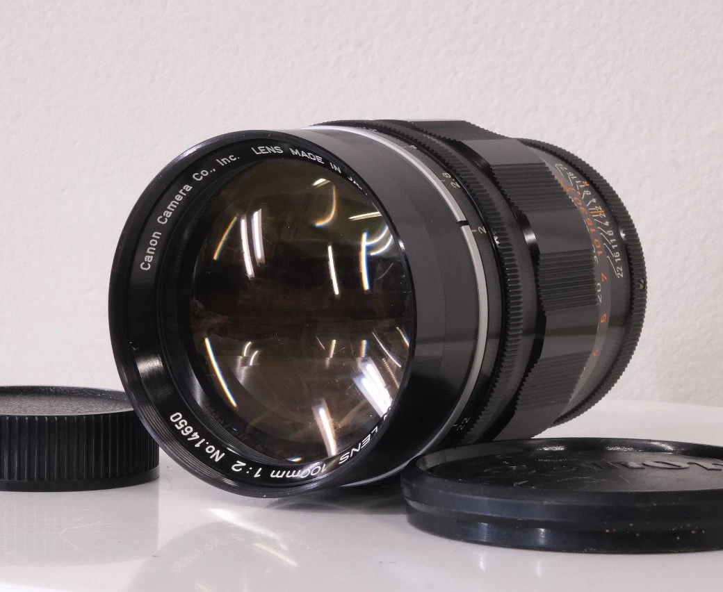Canon f/2 Camera Lenses 100mm Focal for sale | eBay