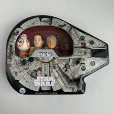 PEZ Disney Star Wars 2017 Collector's Gift Tin 4 Dispensers With Candy See Pics