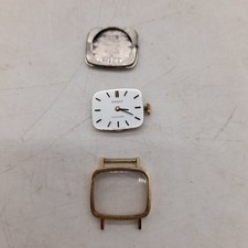 Tissot Stylist 17 Jewels Swiss Made Handwound Rectangel Cushion Watch (#H1/NA)