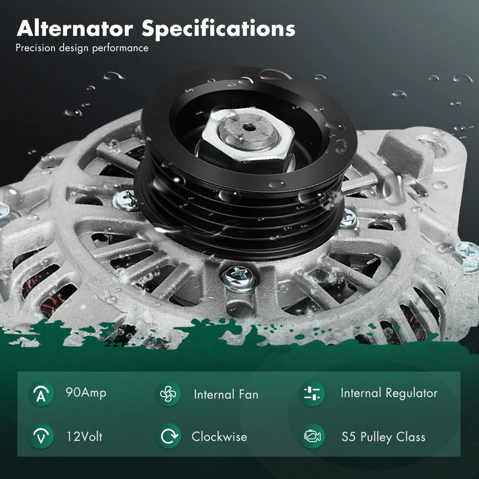 Alternador Mirage 1,5 L 13840 para Mitsubishi Eclipse 2000-2005 2,4 L 2000-2002 Foto 2 de 4