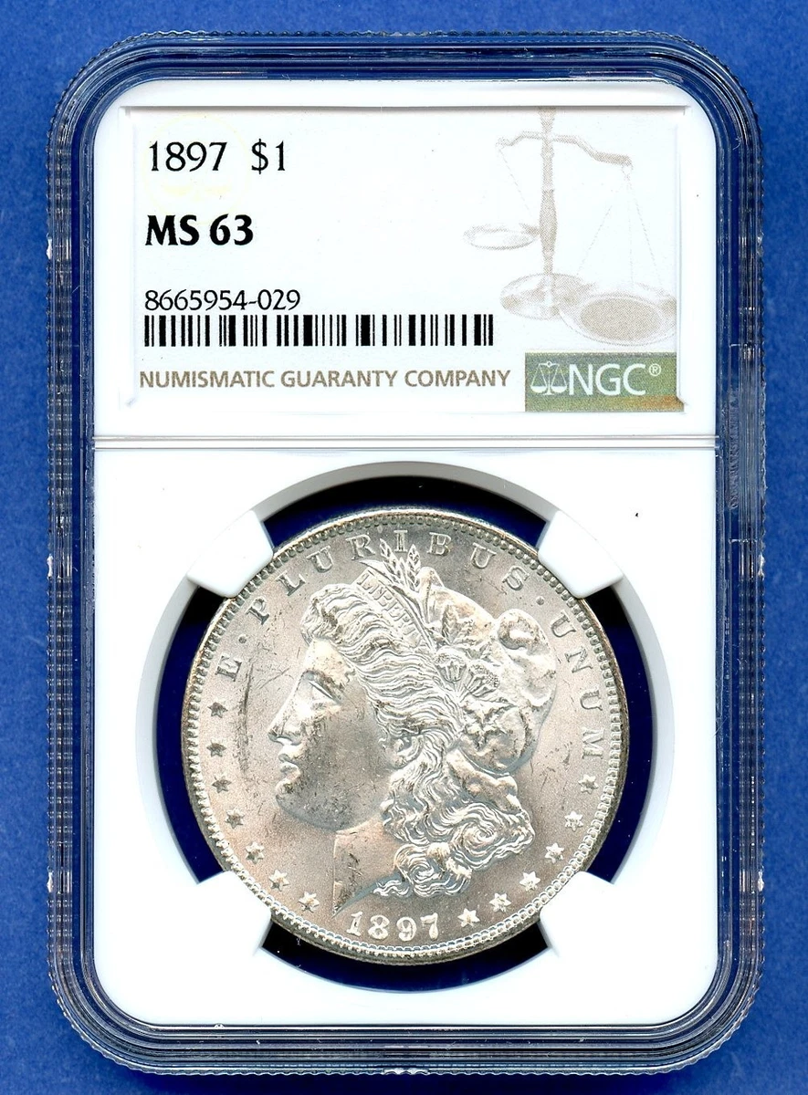 コレクション 1897 G.BRITAIN 1S MS 63 NGC MS 63 Graded 1897 Year Morgan US Dollars (1878-1921) for sale | eBay