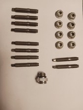 8 Ford Oem W701706s440 Exhaust Manifold Nuts Studs W712244-s300 Bl3z-6a968-c 8 Ford Oem W701706s440 Exhaust Manifold Nuts Studs W712244-s300 Bl3z-6a968-c