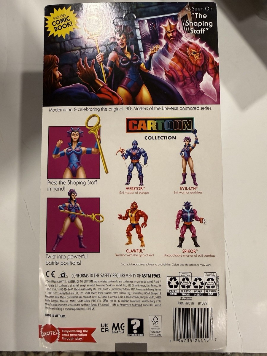 Evil-Lyn figurine Masters of the Universe Origins Cartoon Collection Mattel 14 cm - Kingdom Figurine