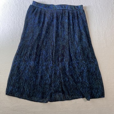 Jaclyn Smith Women s Pleated Midi Skirt Pull On Sz XL  Work Career Travel Party
