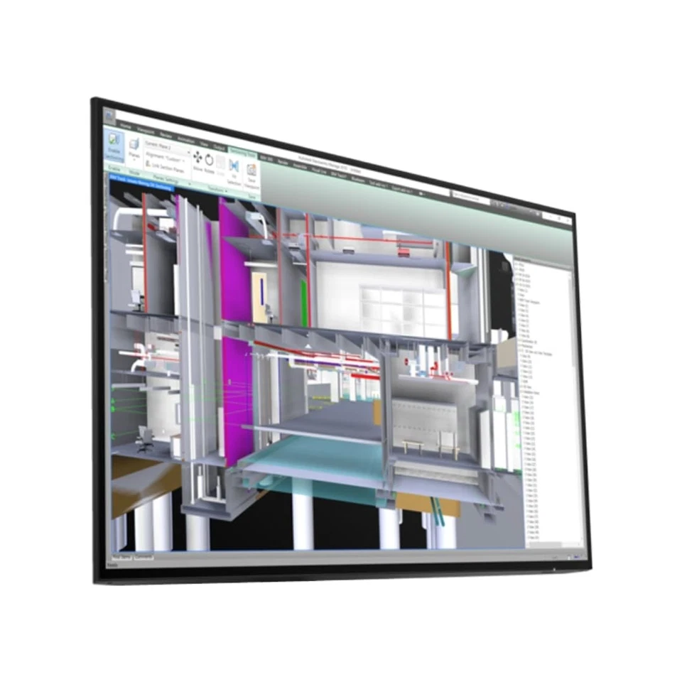 HP Z24u G3 24" WUXGA Monitor 60Hz 1000:1 HDMI & DisplayPort Anti-glare No Stand - Image 2 of 4