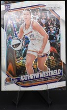2025 Panini Prizm Kathryn Westbeld (RC) White Seismic # 28 & BASE CARD-Mercury