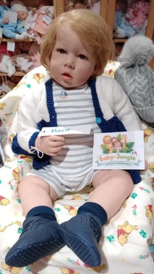 HUGH Reborn Puppe Junge von schön gewichtet 11,2 lbs 5,1 kg 24'' 61 cm 