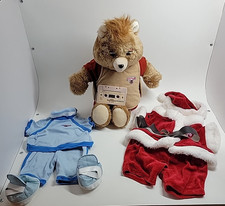 1985 Worlds of Wonder TEDDY RUXPIN Talking Bear  FOR PARTS Not Working, 2 outfit