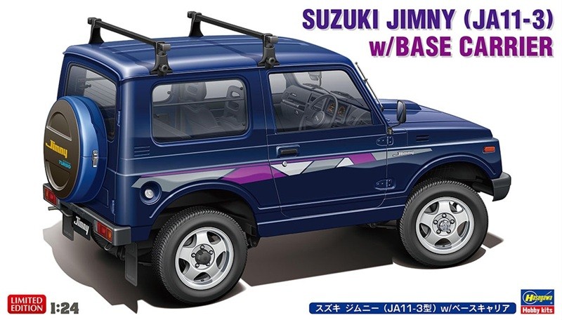 Hasegawa 20744 - 1/24 Suzuki Jimny With Roof Rack - New