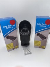 2 Fake Security Cameras New In Box Battery Operated Mounting Hardware Included