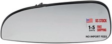 57667 Passenger Side Lower Door Mirror Glass Heated with Backing Plate