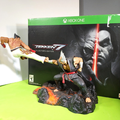 Tekken 7 Collector s Edition Figure w/OG Box (NO GAME or SOUNDTRACK)  XBOX ONE