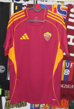 Adidas AS Roma Home Soccer Jersey 2025/26 Size M New withTags