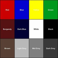 Coloured Plastic Door Push Plate Hips Protector Finger Plates [Self Adhesive]