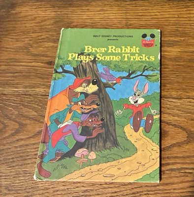 Walt Disney Productions Brer Rabbit Plays Some Tricks Vintage 1982 Random House