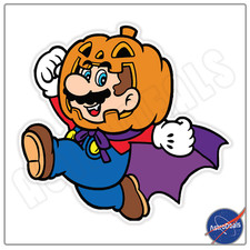 Super Mario Halloween sticker Classic NES window laptop bumper vinyl decal