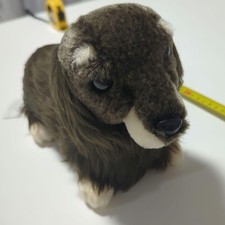Dachshund plush dog brown about 25cm 8c985e
