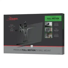 Rocketfish - Full-Motion TV Wall Mount for Most 32”-55” TVs - Black