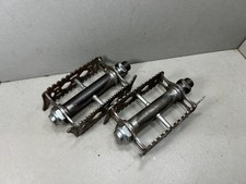 Pedali in ferro barra unica Testi  biciclette epoca anni 30-40 revisionanti