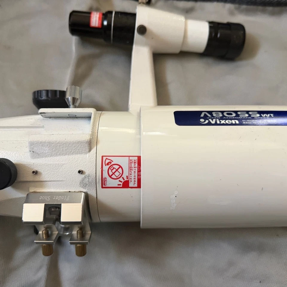 Vixen A80SS 80mm f/5 Achromatic Refractor Telescope Optical Tube Used - Image 2 of 3
