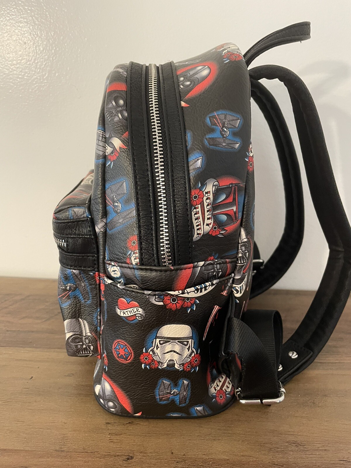 Loungefly Disney Mini Backpack Star Wars Dark Side Bo… Gem