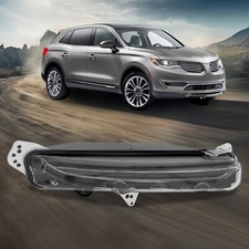 For 2016-2017 Lincoln MKX Right LED Fog Light Clear Lens Black Housing PC+ABS
