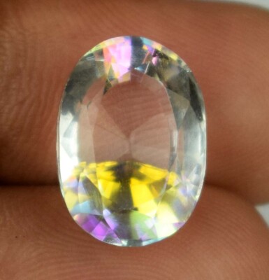 Brasilianischer Regenbogen Mystic Topas Lose Edelstein Mix Form Natürlich AGI