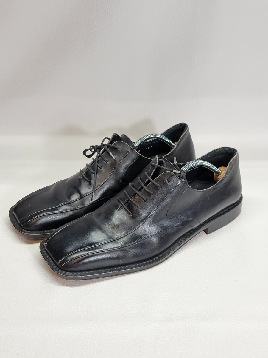 Mezlan Black Leather Dress Oxfords Shoes Sz. 12 M MEN Casual  display picture 3