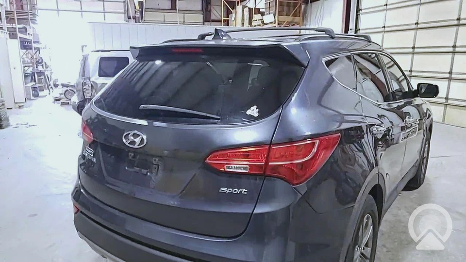 Hyundai Santa Fe Sport 2013-2018 puerta levadiza trasera manual escotilla azul Marlin-W7U Foto 2 de 3