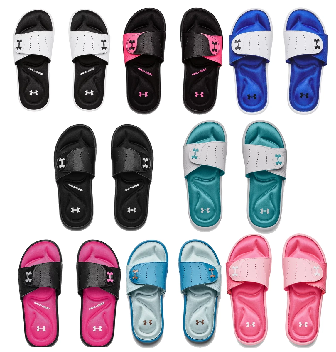 Under Armour Womens UA Ignite IX Sandals Athletic Slides 3022717