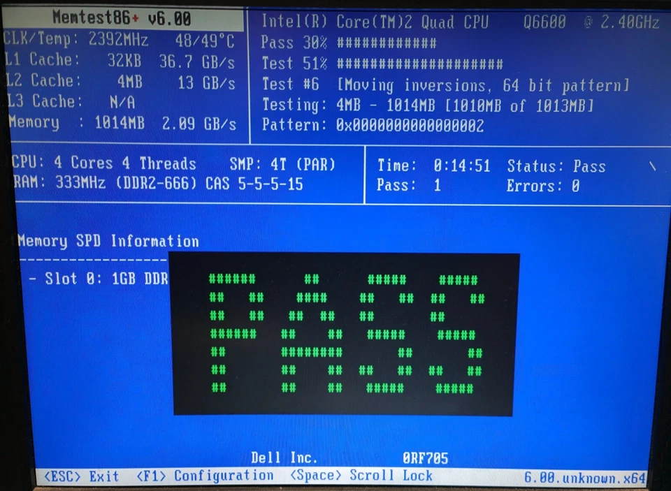 1 GB Go RAM Ramaxel DDR2 PC2-5300 (666 MHz) RML1320EG38D7W-667 - Photo 3/3