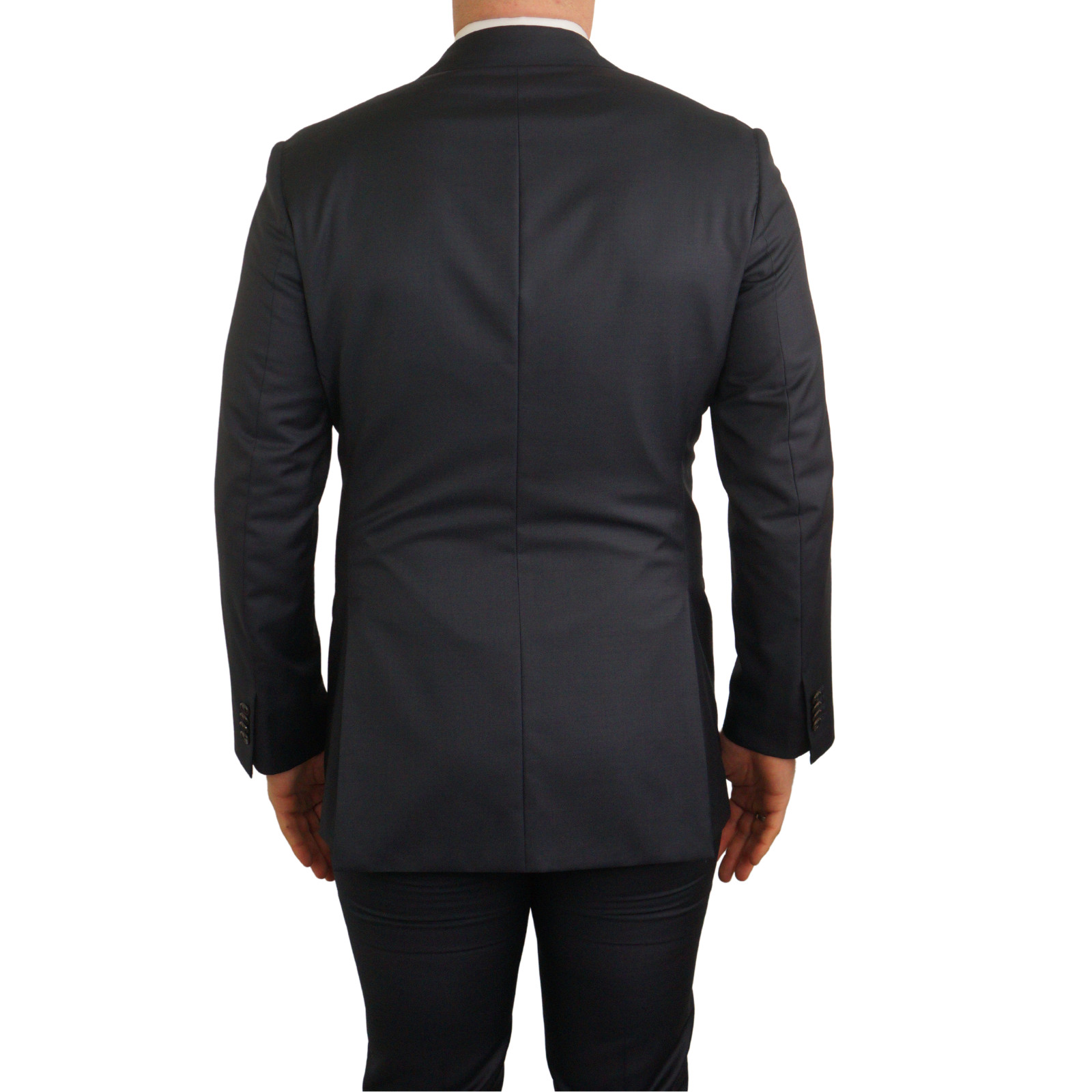 Men Suitsupply 3 Piece Suit Lazio Navy Blue Measure Size 33 EU66S UK/US56S image 9
